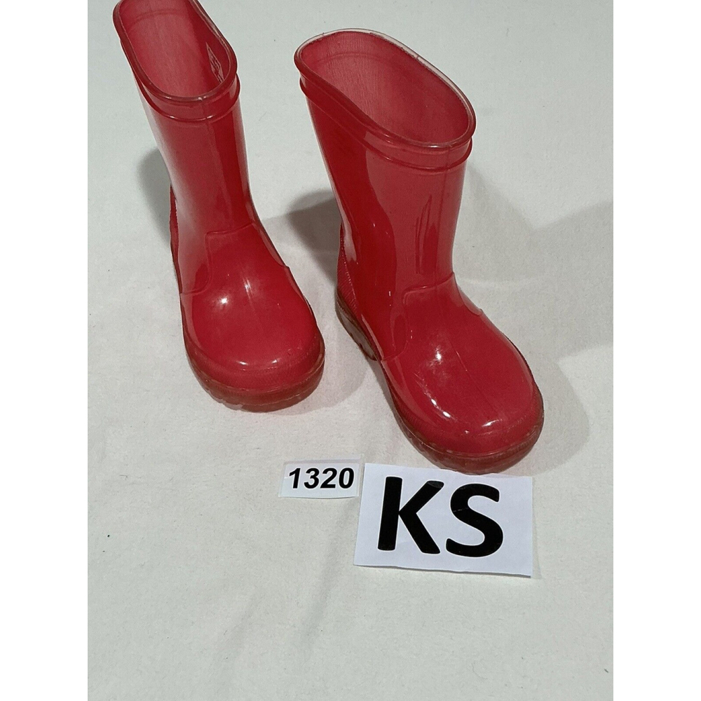 Toddler Girls Size 1 Pink Jelly Beans Winter Light Up Boots